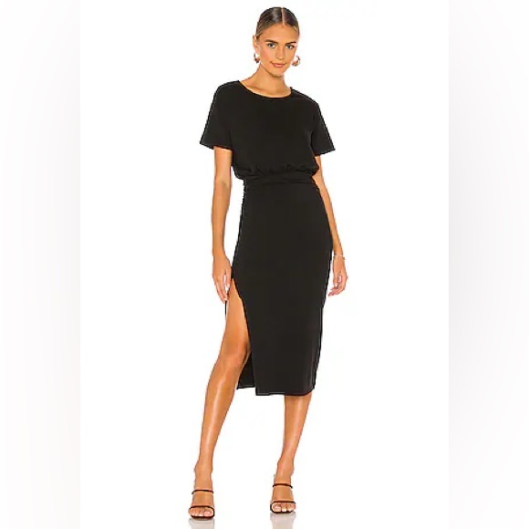 Lovers + Friends Easy Ruched Midi Dress - Picture 5 of 12